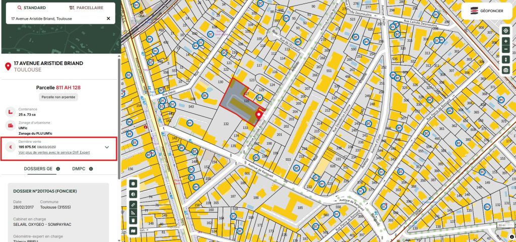 Dernières ventes immobilières