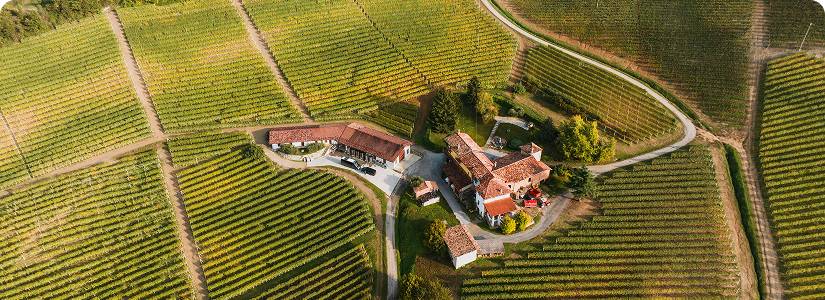 Une parcelle vue du ciel